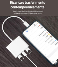 Carica l'immagine nel visualizzatore di Gallery, Adattatore Lightning USB 3.0 Per Apple iPhone iPad (3 in 1) Ricarica Cavo OTG Da Camera Chiavetta Lettore Schede Tastier
