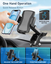 Carica l'immagine nel visualizzatore di Gallery, Hoppac Porta Cellulare Auto, Supporto Telefono Auto Universale Ventosa per Cruscotto e Parabrezza, Rotazione 360 Gradi e
