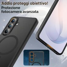 Carica l'immagine nel visualizzatore di Gallery, Per Samsung Galaxy S26, custodia magnetica, resistente agli urti, 2 pellicole protettive in vetro, con protezione comple