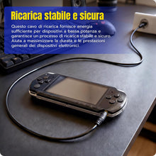 Carica l'immagine nel visualizzatore di Gallery, Wigearss Cavo USB-A di Ricarica per PSP 1000/2000/3000/E1000, 1 Metro, Nero