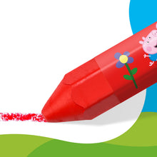 Carica l'immagine nel visualizzatore di Gallery, STAEDTLER Noris junior pastelli a cera Peppa Pig set da 6 – pastelli spessi per colorare grandi superfici e tecniche cre