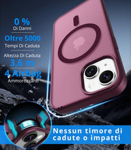 Carica l'immagine nel visualizzatore di Gallery, Vansdon Cover Magnetica per iPhone 13 / 14 con 1 Pezzi Vetro Temperato