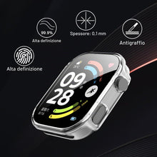 Carica l'immagine nel visualizzatore di Gallery, 2 pezzi Cover per Xiaomi Redmi Watch 6/6 nfc, Custodia protettiva con protezione per lo schermo, 360° Antigraffio Antipo