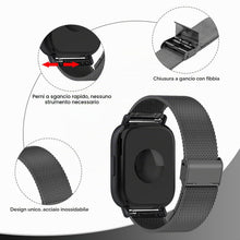 Carica l'immagine nel visualizzatore di Gallery, Cinturino in Metallo Compatibile con Xiaomi Redmi Watch 5 Active e 5 Lite