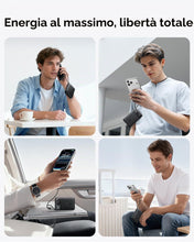 Carica l'immagine nel visualizzatore di Gallery, Baseus FC11 Powerbank 45W 10000mAh con 2 cavi USB-C Integrati, Mini Power Bank Ricarica Rapida con Certificato CCC, Cari