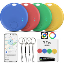 Carica l'immagine nel visualizzatore di Gallery, Air tracker Android, 4 PCS Gemini AI Smart Tracker GPS Localizzatore Chiavi Compatibile con Trova Dispositivo(Solo Andro