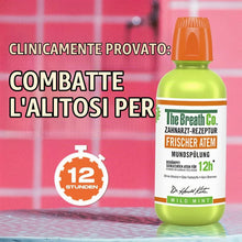 Carica l'immagine nel visualizzatore di Gallery, The Breath Co. collutorio (500 ml), cura delle gengive fino a 12 ore di alito fresco, collutorio antibatterico per la cu