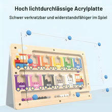 Carica l'immagine nel visualizzatore di Gallery, Gioco Labirinto Magnetico – Giocattolo Montessori in Legno per Bambini da 3+ Anni, Sviluppo della Motricità Fine, Appren