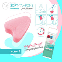 Carica l'immagine nel visualizzatore di Gallery, JOYDIVISION Soft-Tampons normal | 10 pezzi | tamponi senza filo per sport, nuoto e spa | spugnette mestruali ultra soft 