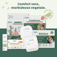 Carica l'immagine nel visualizzatore di Gallery, Eco by Naty Sacchetti ecologici usa e getta - Sacchetti per pannolini per bambini, 100% compostabili e biodegradabili (c