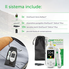 Carica l'immagine nel visualizzatore di Gallery, OneTouch Verio Reflect® Glucometro | Sistema per l‘automonitoraggio della glicemia | contiene 1 glucometro, 1 dispositiv