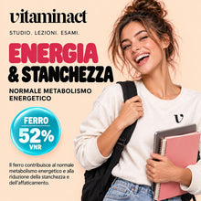Carica l'immagine nel visualizzatore di Gallery, Multivitaminico Ragazza Active Pro, ELETTO PRODOTTO DELL'ANNO 2025-22 Vitamine e Minerali con Ferro e Magnesio, per il N