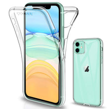 Carica l'immagine nel visualizzatore di Gallery, Gnews Cover per iPhone 11, Custodia per iPhone 11 Transparent 360° Full Body Protezione Silicone TPU Premium Resistente 