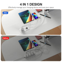 Carica l'immagine nel visualizzatore di Gallery, Caricatore USB C Alimentatore - 45W Presa Rapido Replacement for iPhone 16 15 14 13 12 11 Pro Max Plus Mini SE 2020 XS XR,Pad,4-Port USB C Spina Caricabatterie Carica Batterie USBC Cellulare