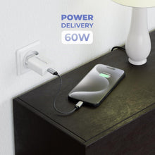 Carica l'immagine nel visualizzatore di Gallery, deleyCON 2x 0,15m USB C PD3.0 (60W Ricarica Rapida) Corto 15cm USB-C a USB-C per iPhone 17 16 15 Pro Max Air Galaxy S26 