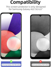 Carica l'immagine nel visualizzatore di Gallery, NEW'C Pellicola Vetro per Samsung Galaxy A22 5G, in Vetro Temperato