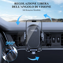 Carica l'immagine nel visualizzatore di Gallery, miracase Porta Cellulare Auto [Gancio Metallico] Supporto Telefono Auto 360° Regolabile, Porta Telefono Auto Ideale Per 