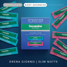 Carica l'immagine nel visualizzatore di Gallery, Somatoline SkinExpert, Integratore Body Advanced, Integratore Drenante Snellente a base di Morosil e Red Orange Complex,