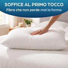 Carica l'immagine nel visualizzatore di Gallery, Flowen Cuscini Letto Coppia di Guanciali 50x80 per Dormire Imbottitura Standard Antiacaro Anallergico Traspirante Rettan
