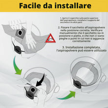 Carica l'immagine nel visualizzatore di Gallery, 14 Pezzi Sacchetti Polvere per Kärcher WD3 6.959-130.0, Compatibile con Kärcher WD3 1629, MV3 A2201, A2204, A2504, A2554