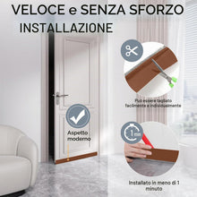 Carica l'immagine nel visualizzatore di Gallery, Paraspifferi Sottoporta, 100 Cm Paraspifferi Porta Blindata Autoadesiva, para Spifferi Sottoporta con Spazzola, per Prot