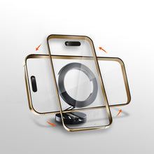 Carica l'immagine nel visualizzatore di Gallery, PORTENTUM Porta Cellulare Auto per Magsafe Pieghevole – Con Fissaggio Magnetico (20x N52) e Rotazione a 360° – Per Crusc