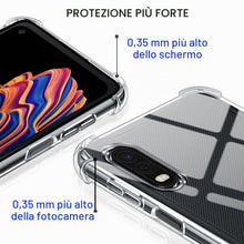 Carica l'immagine nel visualizzatore di Gallery, Pnakqil Cover per Samsung Galaxy Xcover Pro con Cordino, Trasparente Custodia con Laccio Tracolla Cellulare Girocollo Co