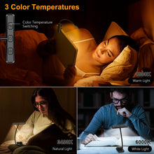 Carica l'immagine nel visualizzatore di Gallery, Gritin 19 LED Luce per Lettura Libri a Letto, Ricaricabile con Clip