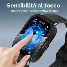 Carica l'immagine nel visualizzatore di Gallery, Diruite 3 Pezzi Cover per Xiaomi Redmi Watch 5 Lite Vetro Temperato Pellicola Protettiva PC Rigido Case Protettiva Ultra