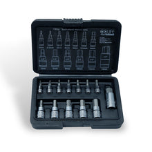 Carica l'immagine nel visualizzatore di Gallery, CCLIFE 13pcs set di chiavi esagonali metriche 2mm-14mm per chiavi dinamometriche e trapani, acciaio legato S2