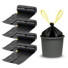 Carica l'immagine nel visualizzatore di Gallery, Bottari 60 Sacchi Immondizia 40L 55x65 cm con Maniglie di Chiusura, Nero, Sacchi per Spazzatura Resistenti e Riciclati, 