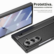 Carica l'immagine nel visualizzatore di Gallery, Custodia per Galaxy Z Fold 8 Ultra con penna stilo, lo schermo + slot per S Pen, cover in pelle per Samsung Galaxy Z Fol