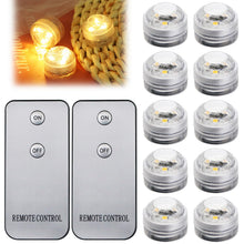 Carica l'immagine nel visualizzatore di Gallery, Mini Luci LED Sommergibili,10 Pezzi Mini Sommergibile Luce LED