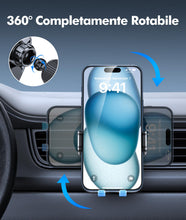 Carica l'immagine nel visualizzatore di Gallery, EOIWUY 15W Caricatore Wireless Auto, 360° Rotazione Supporto Telefono Auto
