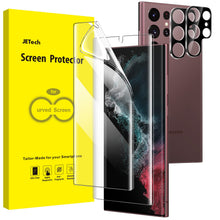 Carica l'immagine nel visualizzatore di Gallery, JETech TPU Pellicola Protettiva per Samsung Galaxy S22 Ultra, 2+2 Pezzi