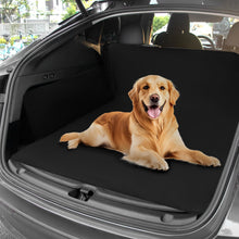 Carica l'immagine nel visualizzatore di Gallery, QWORK® Telo Auto per Cani, 600D Oxford Telo Bagagliaio Auto per Cani Impermeabile e Antistrappo con Protezione Laterale,