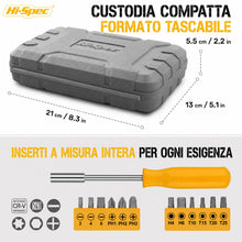 Carica l'immagine nel visualizzatore di Gallery, Hi-Spec Mini Cassetta Attrezzi per Casa e Ufficio, Riparazioni Base, giallo