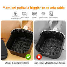 Carica l'immagine nel visualizzatore di Gallery, GRIFEMA Teglia Silicone Friggitrice Aria 2 Pezzi 5-8L per COSORI Ninja