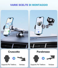 Carica l'immagine nel visualizzatore di Gallery, CIRYCASE Porta Cellulare Auto 360° Ruotabile Cruscotto/Parabrezza