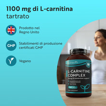 Carica l'immagine nel visualizzatore di Gallery, Nutravita L-Carnitina - 150 Capsule Vegane