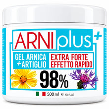 Carica l'immagine nel visualizzatore di Gallery, ARNIplus+ Arnica per cavalli uso umano, gel forte con vitamina C, 500 ml