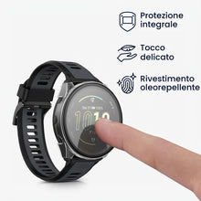 Carica l'immagine nel visualizzatore di Gallery, kwmobile 2x Custodia Rigida Smartwatch Compatibile con Garmin Forerunner 165 / Forerunner 165 Music Cover - Case Vetro T