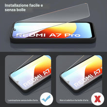 Carica l'immagine nel visualizzatore di Gallery, Cover per Xiaomi Redmi A7 Pro con Protettiva in Vetro Temperato, Silicone TPU Custodia 360 Antiurtfio Gradi,Nero