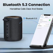 Carica l'immagine nel visualizzatore di Gallery, Deeyaple Cassa Bluetooth Portatile, 15W Cassa bluetooth potente da Doccia Impermeabile IPX7, Bluetooth 5.3,Extra Bassi A