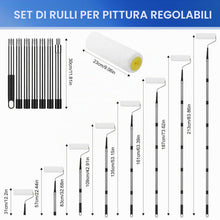 Carica l'immagine nel visualizzatore di Gallery, Rullo in Microfibra per Pittura da 23 cm con Asta di Estensione