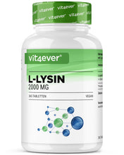 Carica l'immagine nel visualizzatore di Gallery, vit4ever L-Lisina - 365 Compresse - 2000 mg di L-Lisina HCL al giorno
