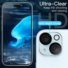Carica l'immagine nel visualizzatore di Gallery, JETech Cover 5 in 1 per iPhone 15, Anti-Ingiallimento, Trasparente