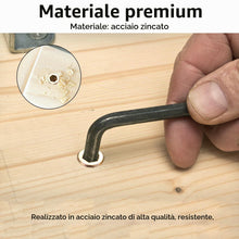 Carica l'immagine nel visualizzatore di Gallery, 77 Pz Inserti Filettati per Legno, M6 M8 M10 Rivetti Filettati, Bussole Boccole Filettate per Legno, Dado Hardware, Viti