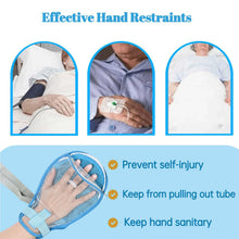 Carica l'immagine nel visualizzatore di Gallery, Guanti Da Mano Antigraffio Anti-Estubazione Guanti Di Ritenuta Fissi Per Le Mani Protezioni Per Gli Operatori Sanitari D
