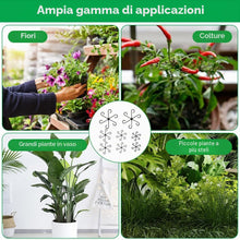 Carica l'immagine nel visualizzatore di Gallery, Adiwo 8 pezzi porta steli in plastica, porta piante clip per supporto piante, supporto per piante perenni per piante mon